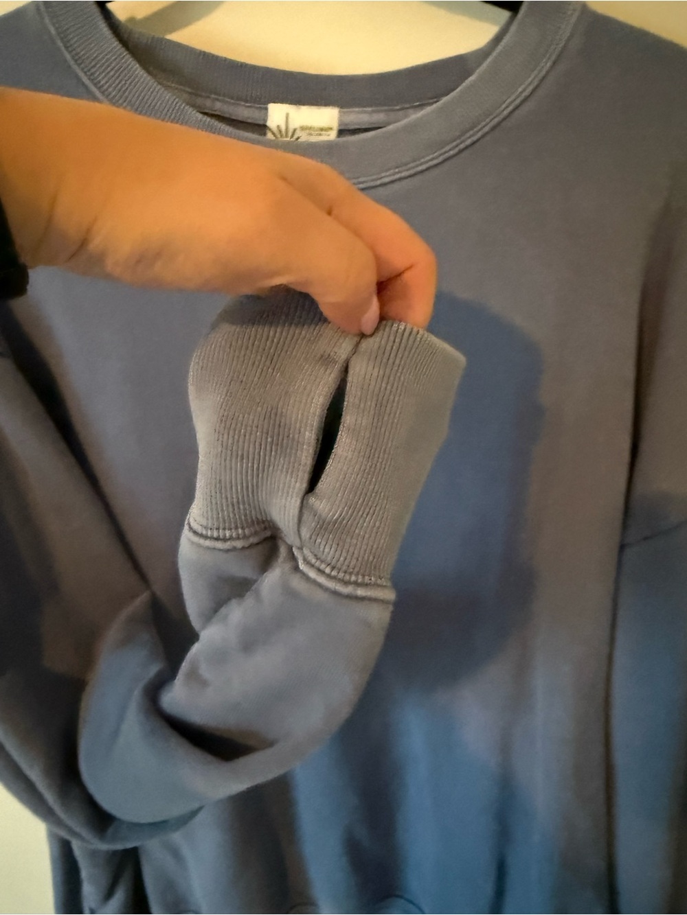 364. OFFLINE by Aerie Throw-Back Oversized Crew - Picture 4 of 5